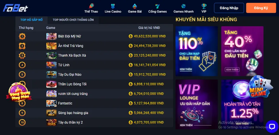 Khuyến mãi hàng ngày và hàng tuần P3BET